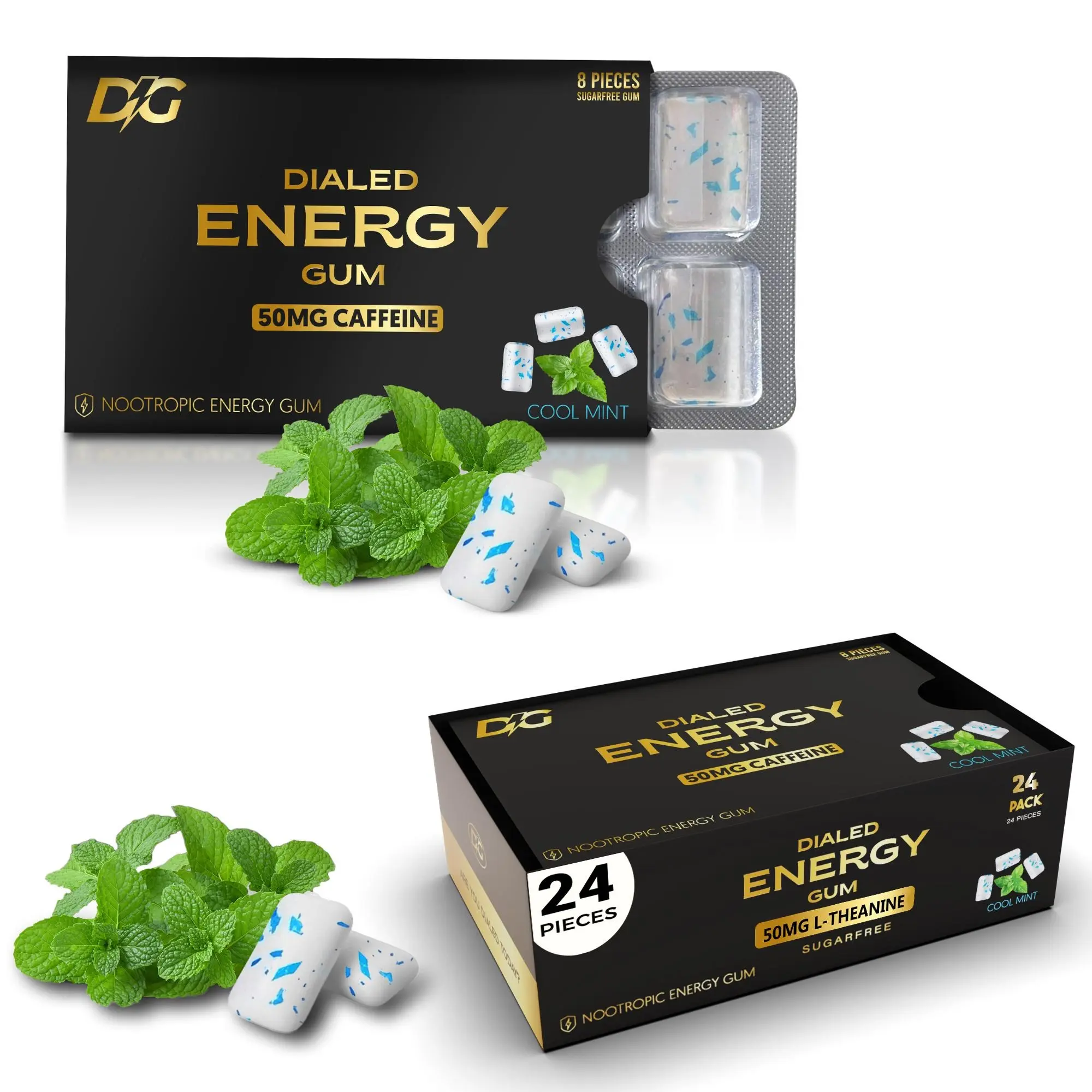 Dialed Energy Gum (24 PACK) Dialed Energy Gum (24 PACK)