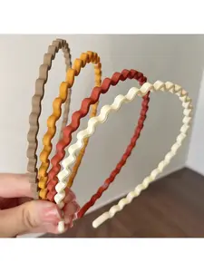 Randomly pack of 5, new wave hair headband for women, compression hair clip, hair tie, hair accessory, invisible face wash, hair pit, hair pit, broken hair sorting