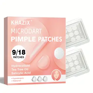 9/18pcs Microneedle Acne Patches, Acne Pimple Patch, Invisible High-Quality Acne Patches, Absorb Acne Fluid, Clean and Protect, Facial Acne Removal