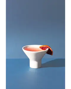 Guten Co. Stemless Martini Glass in Gloss