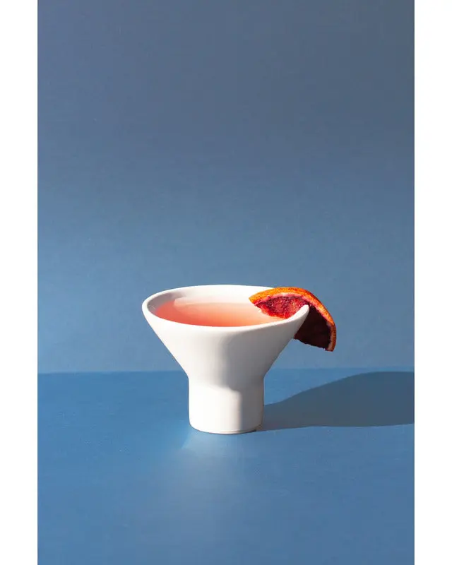 Guten Co. Stemless Martini Glass in Gloss