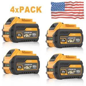 Outdoorfun 9.0Ah Compatible Replacement for Dewalt 20V 60V Flexvolt Battery Lithium with DCB609 DCB612 DCB200 DCB201 DCB203 DCB204 DCB206 DCB207 DCB209 Heavy Duty Power Tools