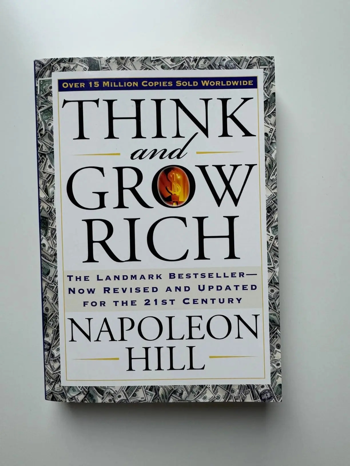Think and Grow Rich by Napoleon Hill: 21st-Century Revised & Enlarged Unabridged Tarcher Edition, English Motivational Career & Self-Help Book (Humanities & Social Sciences), Trade Paperback, 320 Pages, 4.95x0.91x7.05in, 9.2oz, Lightweight, Compact