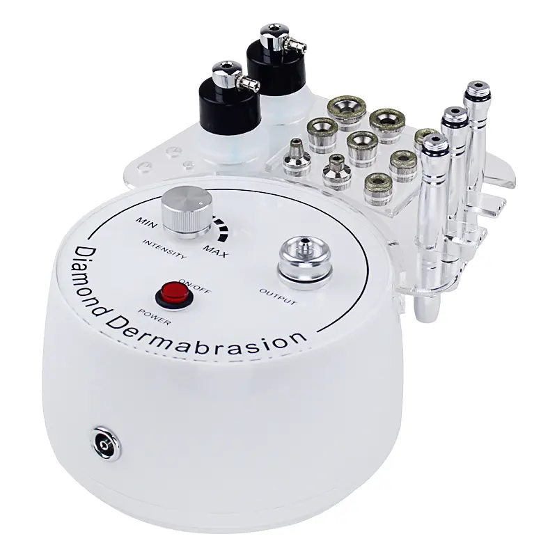 Diamond Microdermabrasion Machine Professional for Blackhead Removal | 3 in 1 Diamond Dermabrasion Machine with Vacuum Spray, Home Use Facial Skin Care Dermabrasion Kit