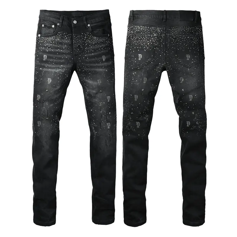 2026 new jeans brand Men's jeans Casual comfortable ripped fashion straight skinny slim jeans, ripped stretch jeans denim pants, vintage street jeans Campus style, holiday style jeans P9144