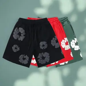 Fashion Luxury Brand Pants Men Women Clothes America Kapok Floral Pants Breathable Quick-Drying Trendy Daily Casual Shorts Tropical Stylish Menswear Trouser Fabric gym outfits bikershorts gym shorts workout set athleticshorts workout shorts basketbal