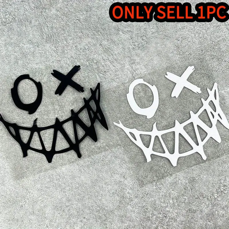 Creative Devil Pattern Car Sticker, Waterproof Durable Scratch Masking Self-adhesive Car Decals, Decorative Decals for Car Bumper Rear Window