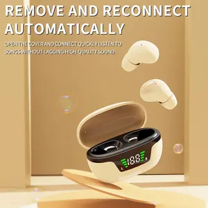 Wireless Bluetooth Earphone, In-ear Design Earbuds with Charging Case, Noise Cancelling Noise Reduction Headphone for Work, Class, and Sleep, Sleeping Headphones for Sports & Travel