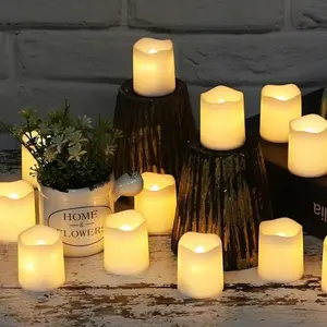 24-Pack Flameless LED Candles with Warm Light, Perfect for Centerpieces, Weddings, Parties, Anniversaries, and Easter Decor, Led Candle Lamp