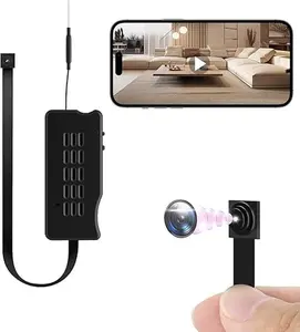 4K HD Wireless Hidden Camera Built-in Battery WiFi IP Cam with Motion Detection Loop Recording for Home Office Surveillance