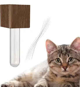 Cat Whisker Holder, Cat Refrigerator Magnet, Cute White Cat Design Whiskers Collector, Cat Gifts for Cat Lover