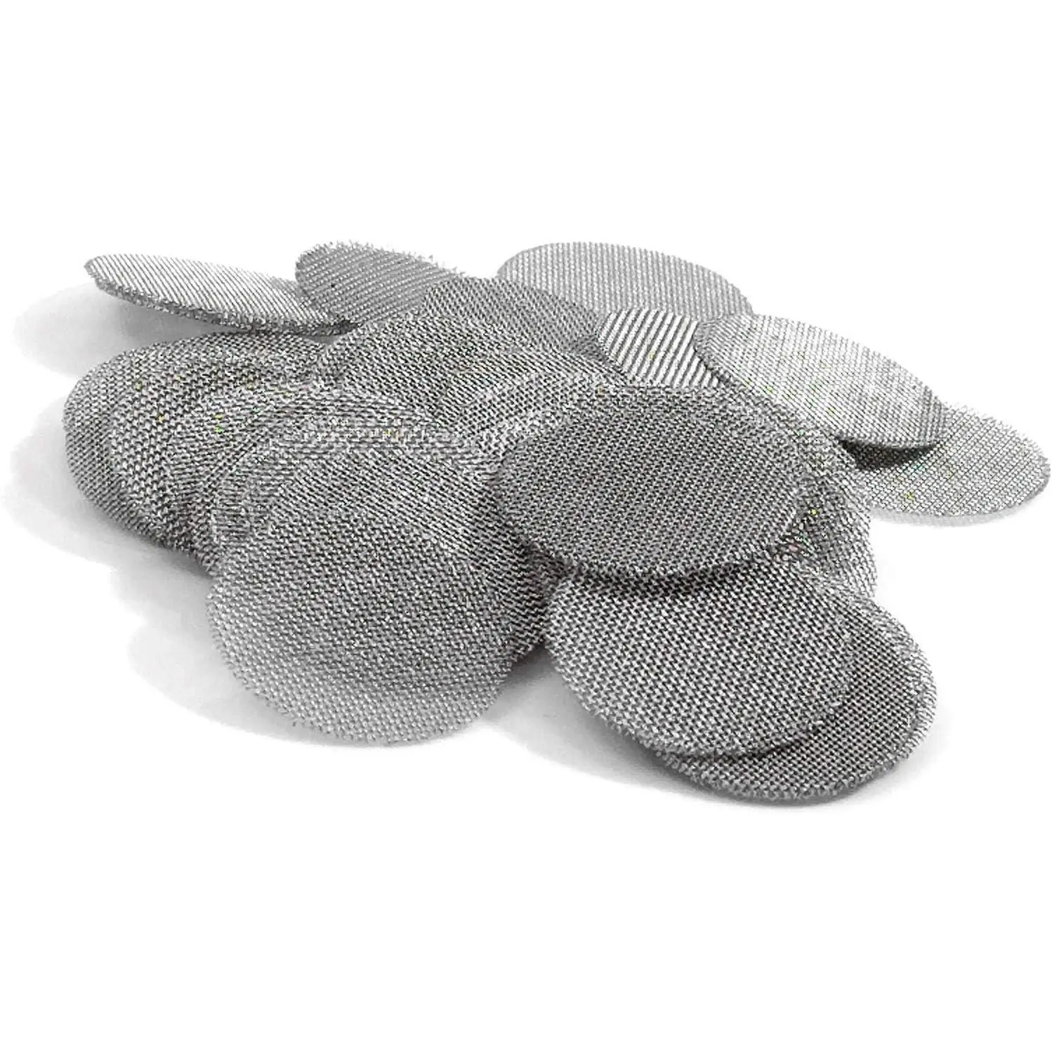 Made in USA 3/8" Pipe Screen Filters - 100 Pack Stainless Steel Fine Mesh