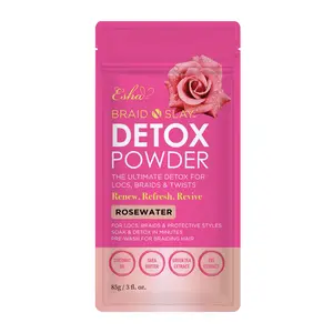 Esha Braid N Slay Detox Powder For Locs & Synthetic Hair Extensions, Shampoo alternative