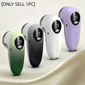 Electric Pile Remover for Clothes Sweaters, Adjustable 3-Speed, LED Display, 500mah Rechargeable Battery, Extra Blades, New 6-Leaf Ball Trimmer