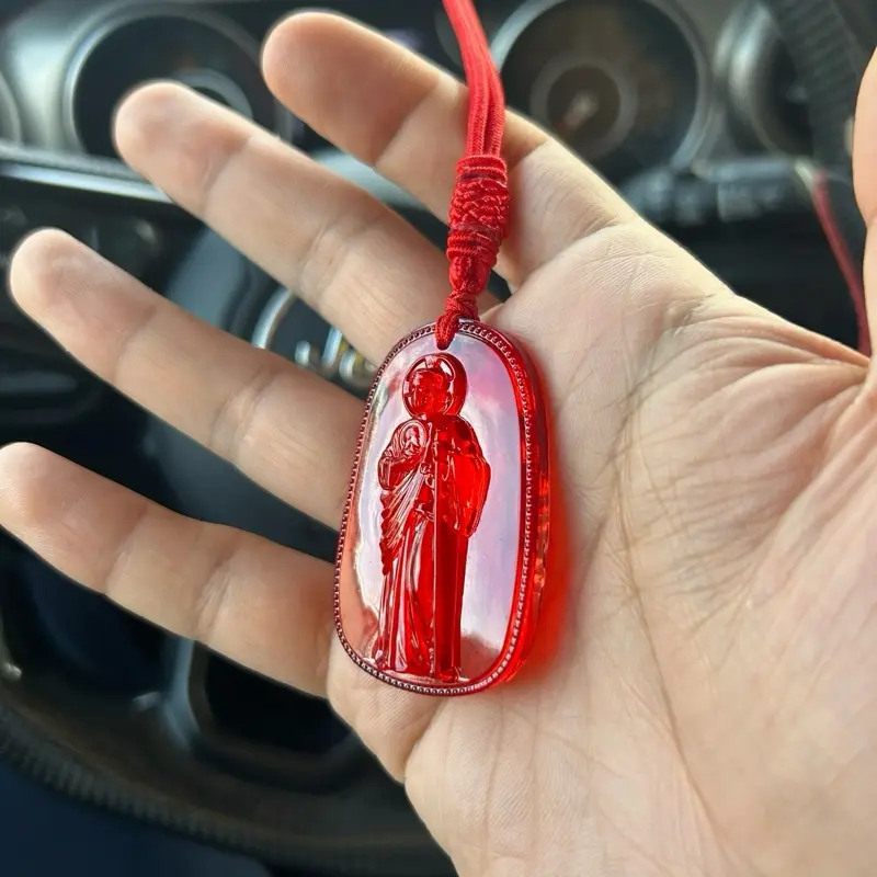 Res San Judas cord necklace