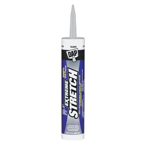 Dap All-Purpose Acrylic Urethane Sealant (10.1 oz, Clear) - Adhesive Acrylic Sealer with Extreme Stretch, Easy Application, Mold Resistance, Long-Lasting Bond for Interior/Exterior Window Seals