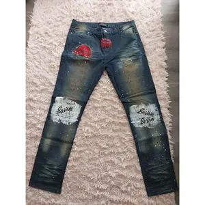 Mens Graffiti Jeans