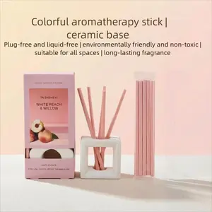 Eco-Friendly Non-Toxic Home Fragrance Sticks Set, Indoor Multi-Color Diffusers, Scent Enhancer and Odor Eliminator, 15.2cm, 5 Pieces