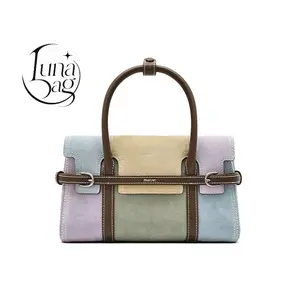 Retro Buckle-Trimmed Satchel Bag, Mini Top-Handle & Crossbody Purse, Elegant Daily Carryall for Women outdoorfun