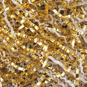 4.5oz Crinkle Cut Paper Shredded Filler Paper for  Baskets  Box Confetti Paper Shreds Decoration Stuffing for Birthday, Weddings, Anniversaries, Christmas Wrapping White&
