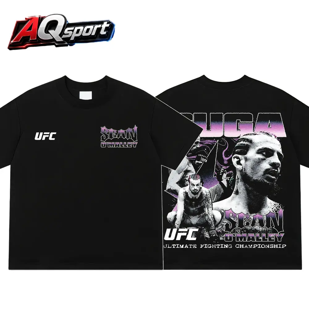 [AQSport] Men's Black Sean O'Malley Freedom T-Shirt and Hoodie, UFC White House Shirt, UFC Champion Tee, MMA Merchandise, Sports Apparel