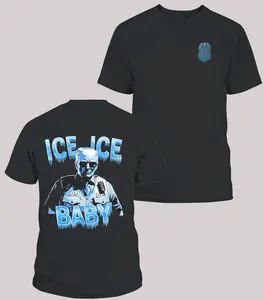 Ice Ice Baby Trump T-Shirt, Cool Parody Streetwear Shirt, Ice Ice Baby Parody Graphic Tee, Trending Ouftit, Menswear Womenswear