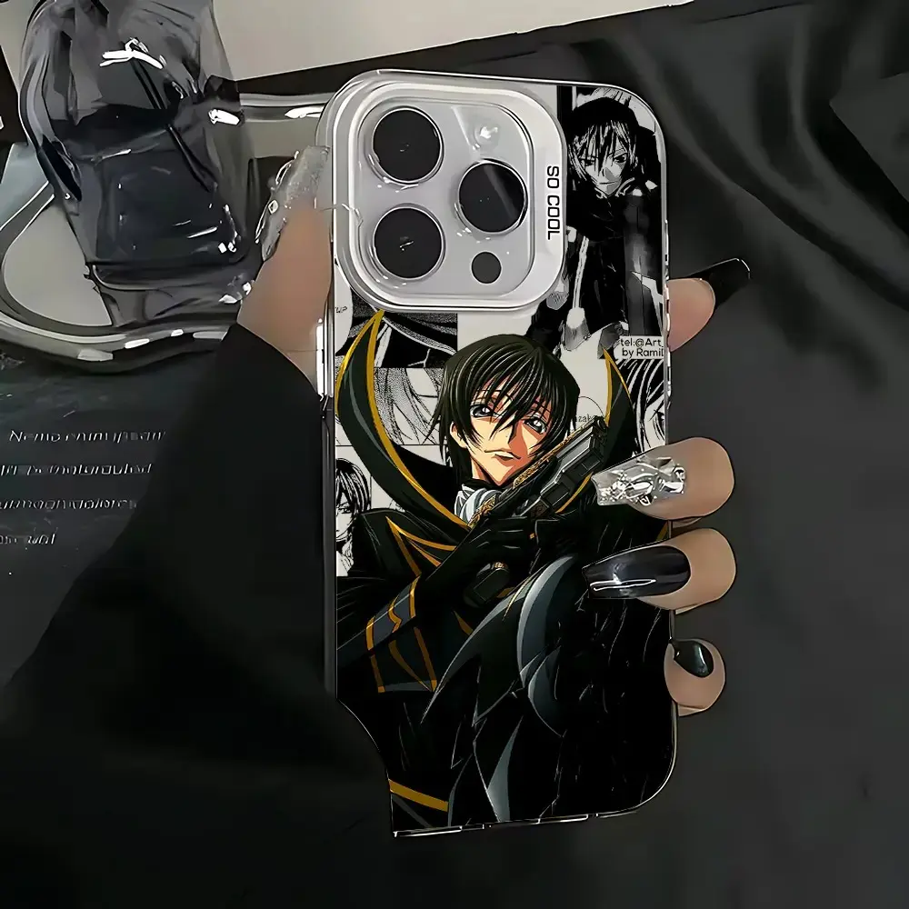 Anime CODE GEASS Phone Case For iPhone 17 16e 16 15 14 13 12 11 mini Pro Max X XR XSMAX 8 7 Air Plus Anti Fall Matte Back Cover