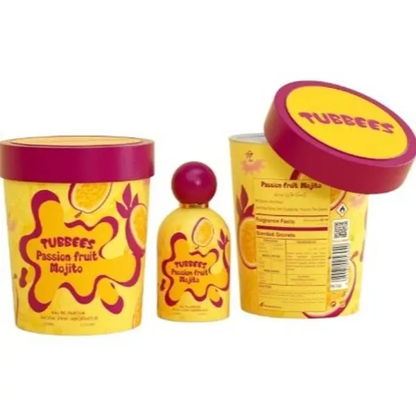 Grandeur Tubbees Unisex Eau De Parfum (EDP Fragrance) - 1.7 fl oz, Fresh Passion Fruit Mojito with Passion Fruit-Coconut Notes, Delightful Scents for Unisex Wear, Great Scent