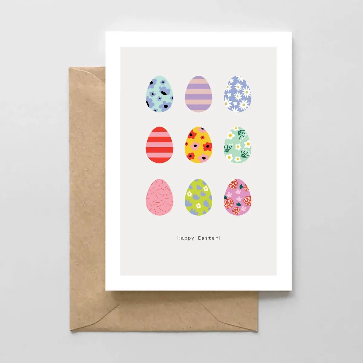 Graphic Easter Eggs - Easter Card