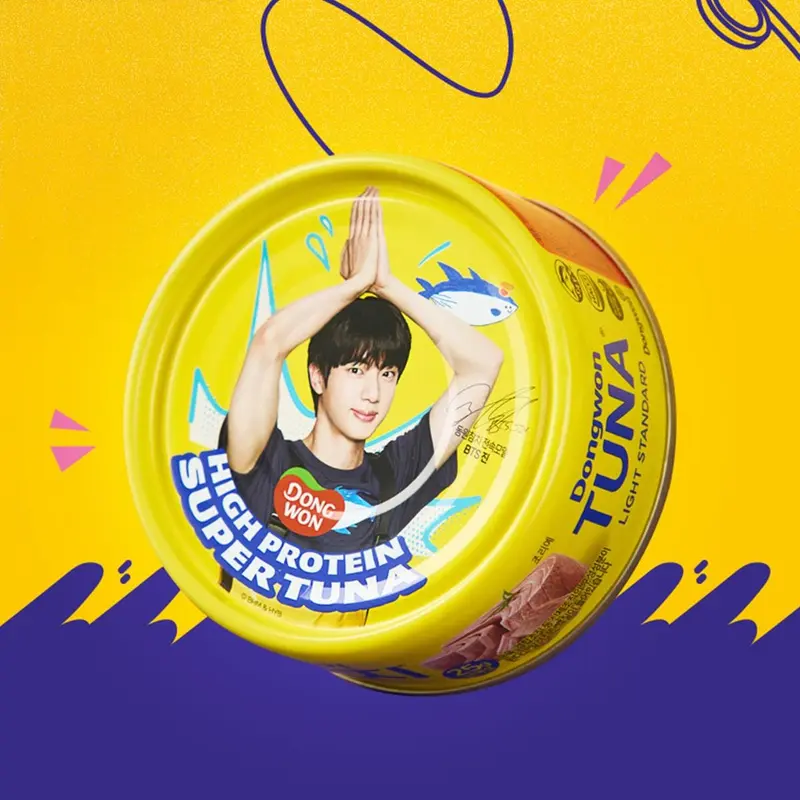 DONGWON x BTS Jin Super Tuna Canned Tuna in Oil - Limited Edition