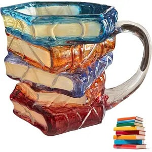 ainted Book Mug Novelty Coffee Mugs for Book Lover Gifts for Women Unique Coffee Mugs 11 Oz Cool Funny Bookish Cute Tumblers Books Worm Readers Writers Librarian Gifts