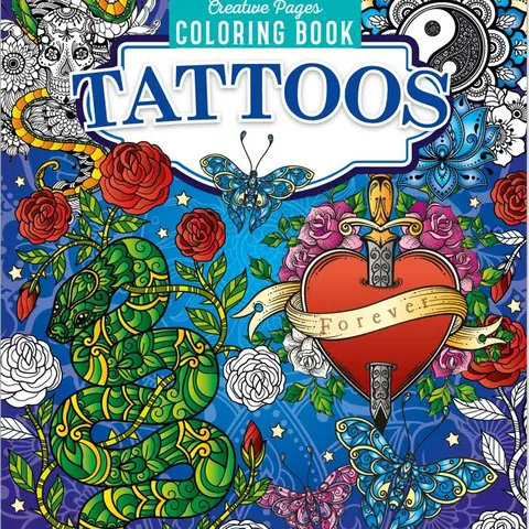 Adult Coloring Book - Artistic Hand-Drawn, 128 Bleed-Free Pencil/Marker-Ready Creative Pages (8.5 x 9.5 in, English), Animals & Nature, Symbolic Imagery, Tribal Patterns, Unisex Relaxation Aid, Gift for 12+ Years