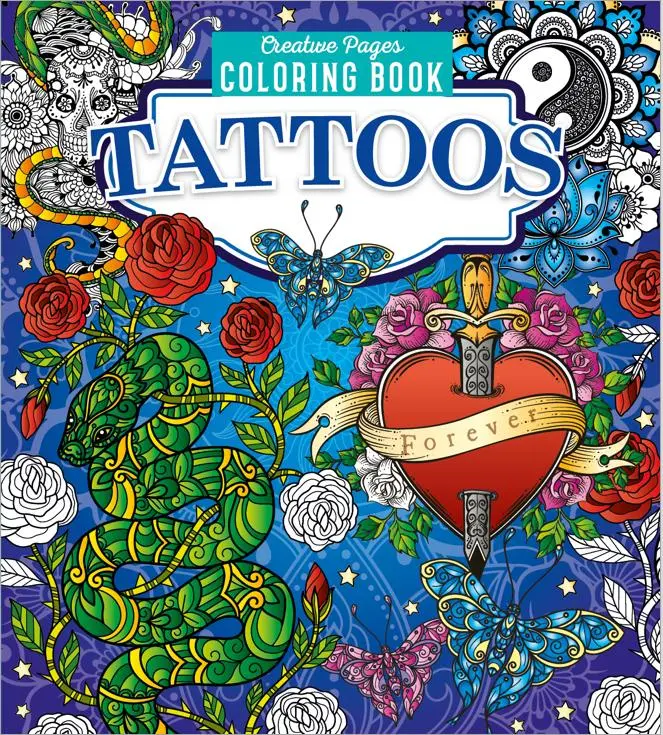 Adult Coloring Book - Artistic Hand-Drawn, 128 Creative Pages, 8.5x9.5" Paper, English, Intricate Florals, Majestic Animals, Symbolic Imagery, Tribal Patterns, Unisex Relaxation Aid, Gift for 12+ Years Above to Express Yourself
