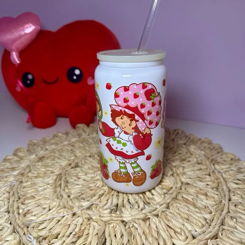 Strawberry shortcake cup Drinkware Mug Washable Reusable