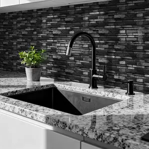 Luxury 3D Marble Self-Adhesive Tiles, Waterproof Oil-Resistant Wall Stickers, Easy Home Upgrade Without Tools, Patchwork Design