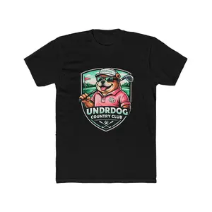 Underdog Country Club Golf T-Shirt – Vintage Cartoon Pup Golfing Tee
