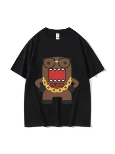 Funny T-Shirt: Epic Face Vampire Design, Grunge Y2K Emo Goth Style, Roblox Theme, Unisex Polyester Round Neck Tee, All Seasons