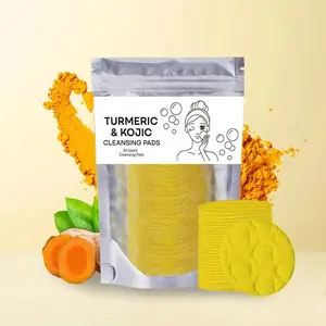 30 Pads Kojic Acid & Turmeric Cleansing Pads Skin Looks Visibly Revitalized.Reduce The Appearance Of Dark Spots, for Faceand Body, Skincare Cleaning Supplies OrdinarySkincare, Back to School