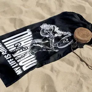 1 piece Mountain bike downhill extreme sports themed beach towel - Soft and Comfortable Beach Towel, Soft Polyester Fiber, suitable for Outdoors, Seaside, Travel, Modern Pattern Style, Machine Washable, Perfect Holiday Gift