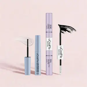 uCoolMe Lashes 2In1 Bond & Seal Waterproof Glue for Lashes Cluster Strong Hold for Beginner Friend 3in1 Makeup Glue & Remover #Summervibes