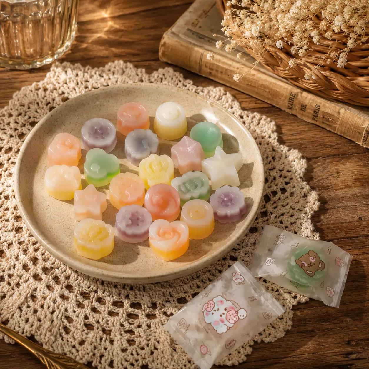 Satisfying Wax Bottle Candy, 3.5 oz Box, Mini Drink Shape Candy with Juicy Filling, Sweet and Sour Flavor Snack, Fun Candy Party Treat