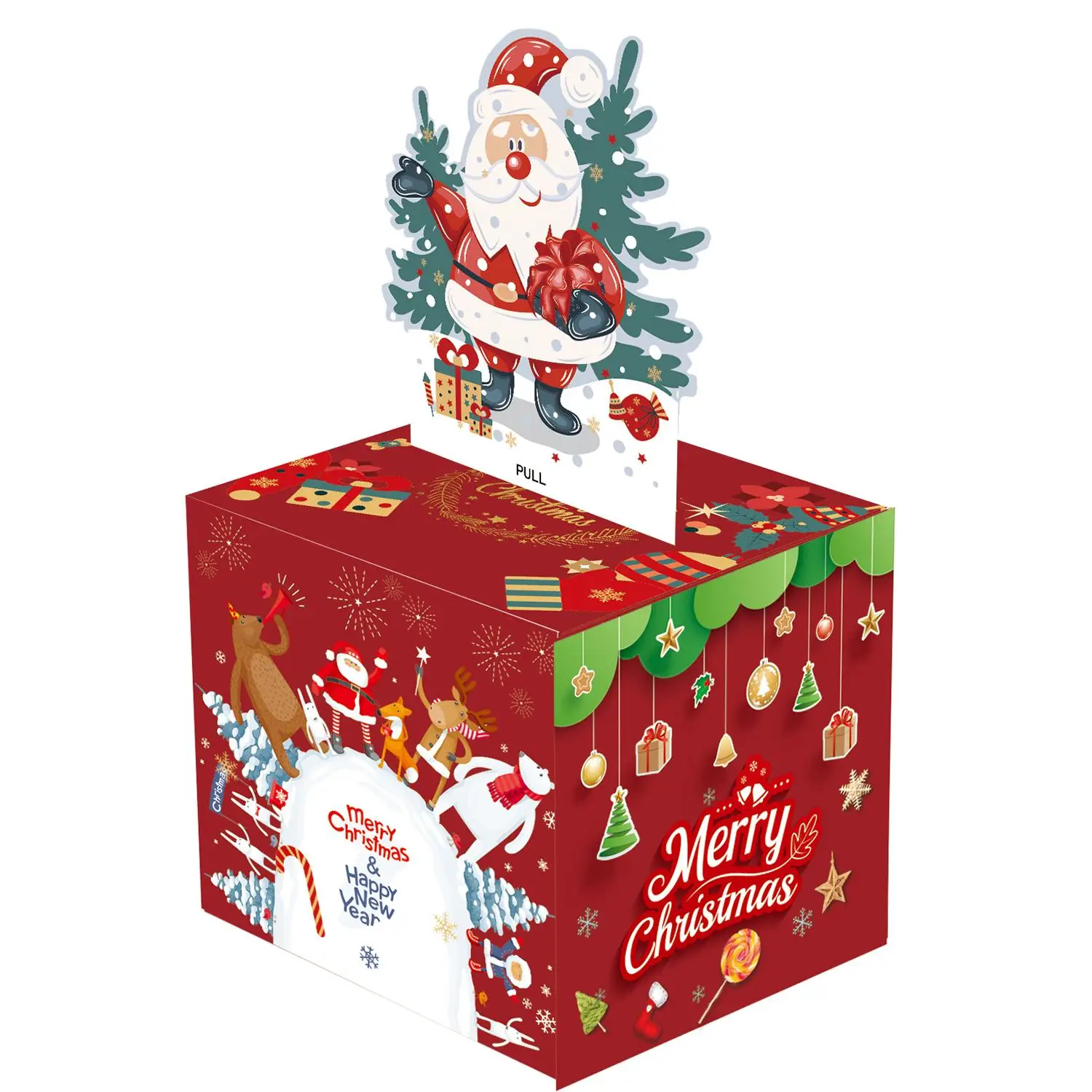 Christmas Themed Money Box, 1 Set Creative Birthday Cash Gift Box, Party Decoration Supplies for Festival Christmas