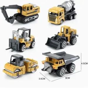 1:64 Alloy Car Model Sliding Toy, Metal Engineering Vehicle, City Traffic Children Boys Toy, Kids Plaything, Educational Gift