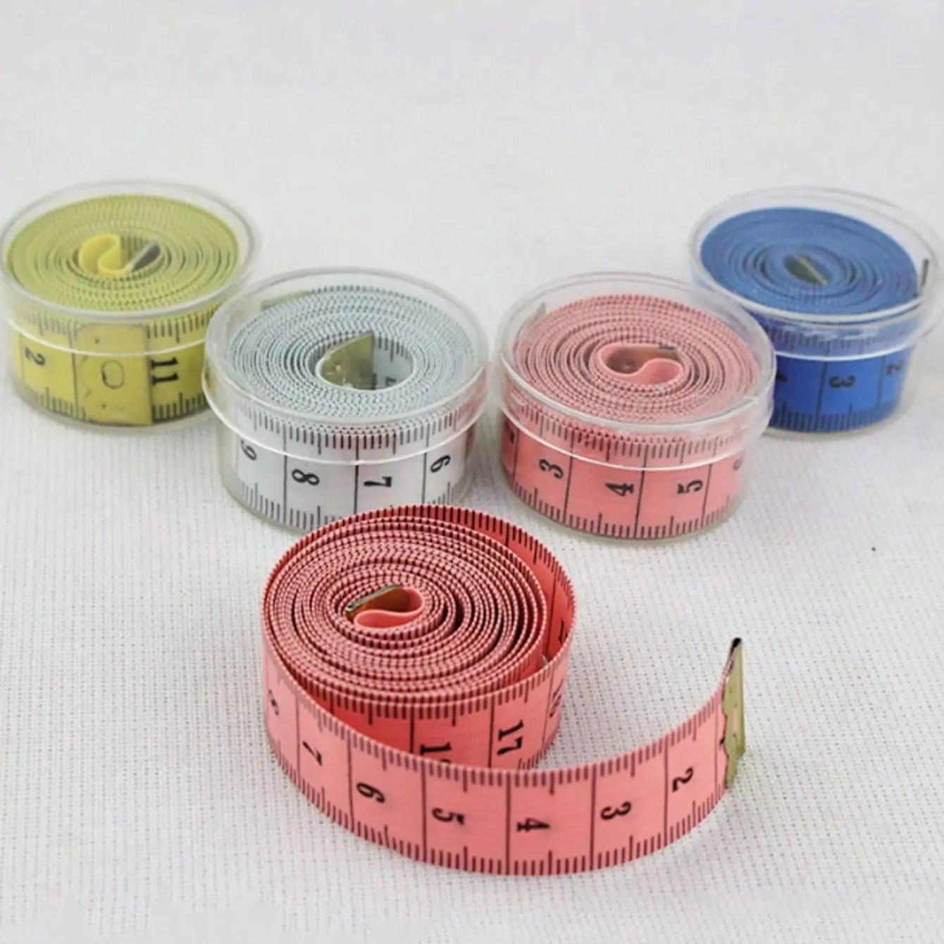 1pc Modern Sewing Tape Measure, Multiple Colors Available, Precision Measurement Tool, Sewing Accessories, Ideal for Clothing Cutting, Fitness Measuring, DIY Crafts, Soft Tape Measure