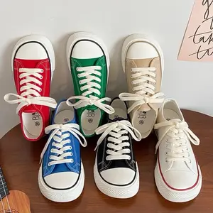 Women Canvas Shoes - Casual Running Footwear in Assorted Colors for Trainer, Runner & Girl - Athletic, Training, Closed, Sneaker