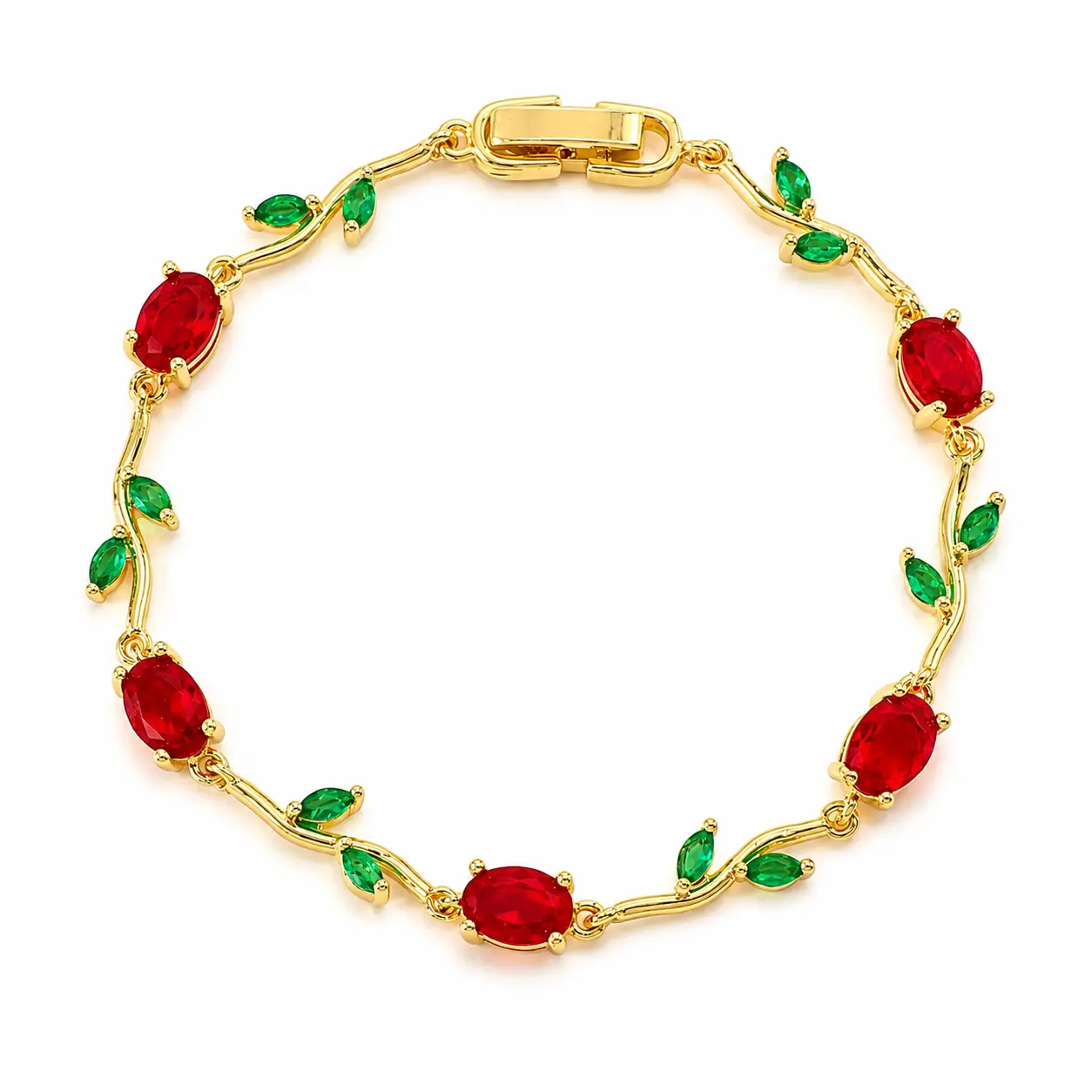 Bella Rose/Green Bracelet