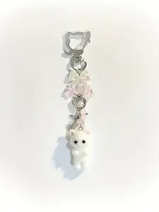 Y2K Small Animal Bead Keychain Pendant, Cute Bag Chain Accessory, New Product, Fashionable and Trendy, Perfect Gift Idea