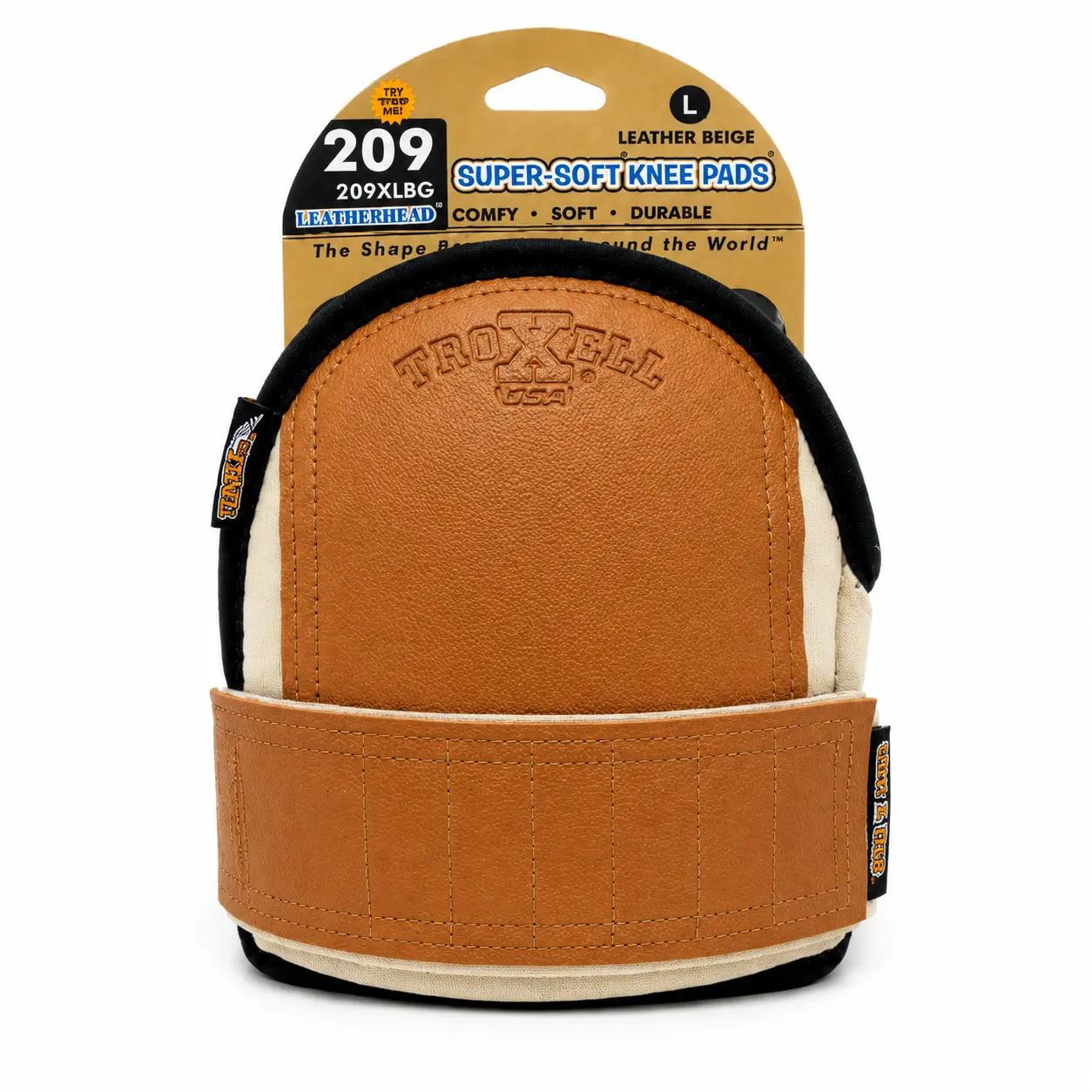 Tr0xEll Knee Pads – Heavy Duty Protective Work Knee Pads for Construction & DIY