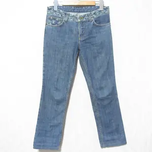 Pre-owned Louis Vuitton Denim Small Leather Goods Monogram Jeans