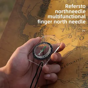 Wilderness Survival Outdoor Equipment Professional Multifunctional Compass Compass Compass Map Scale Scale Scale Compass